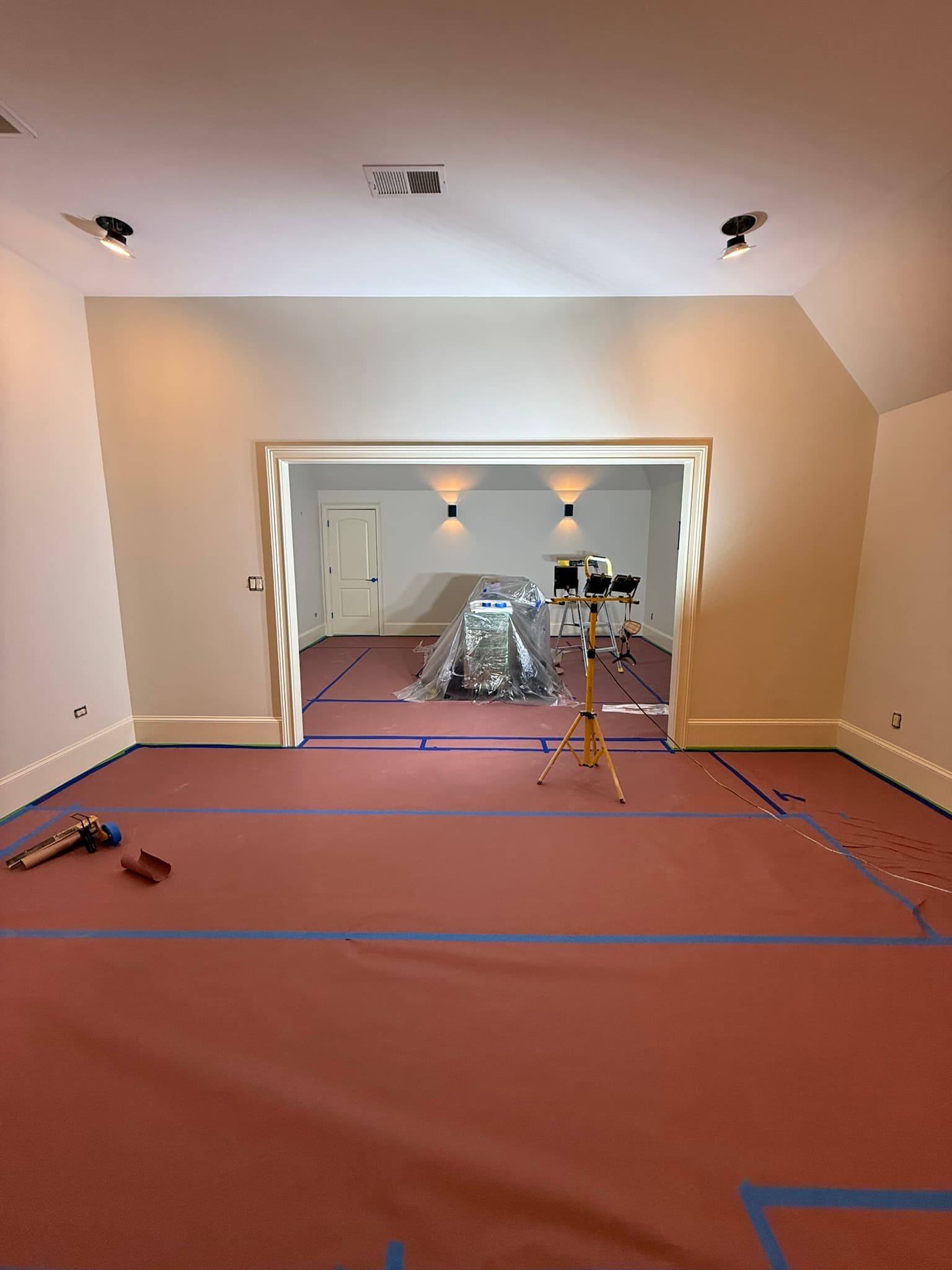 Our team working on-site