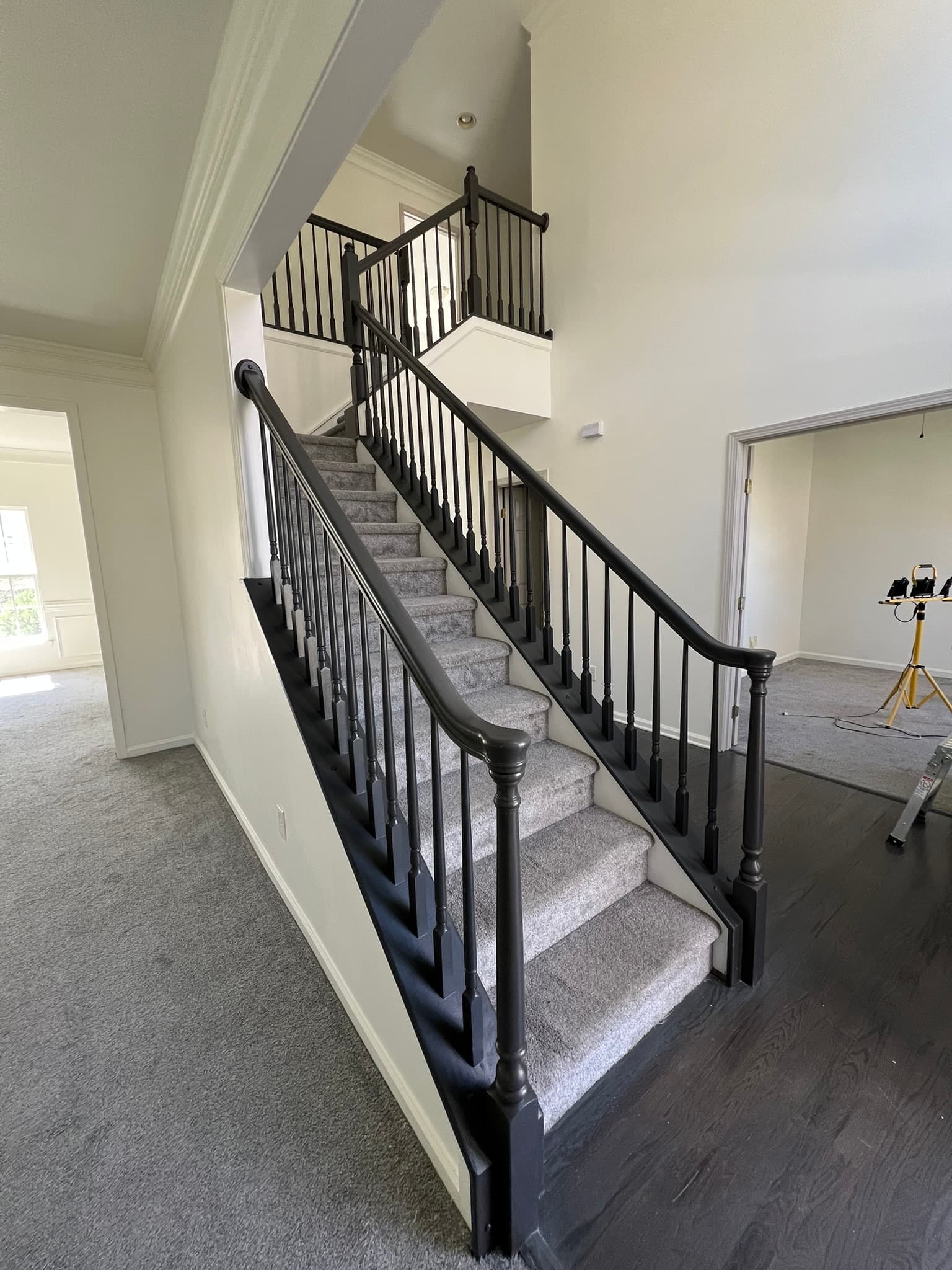 Completed interior painting project