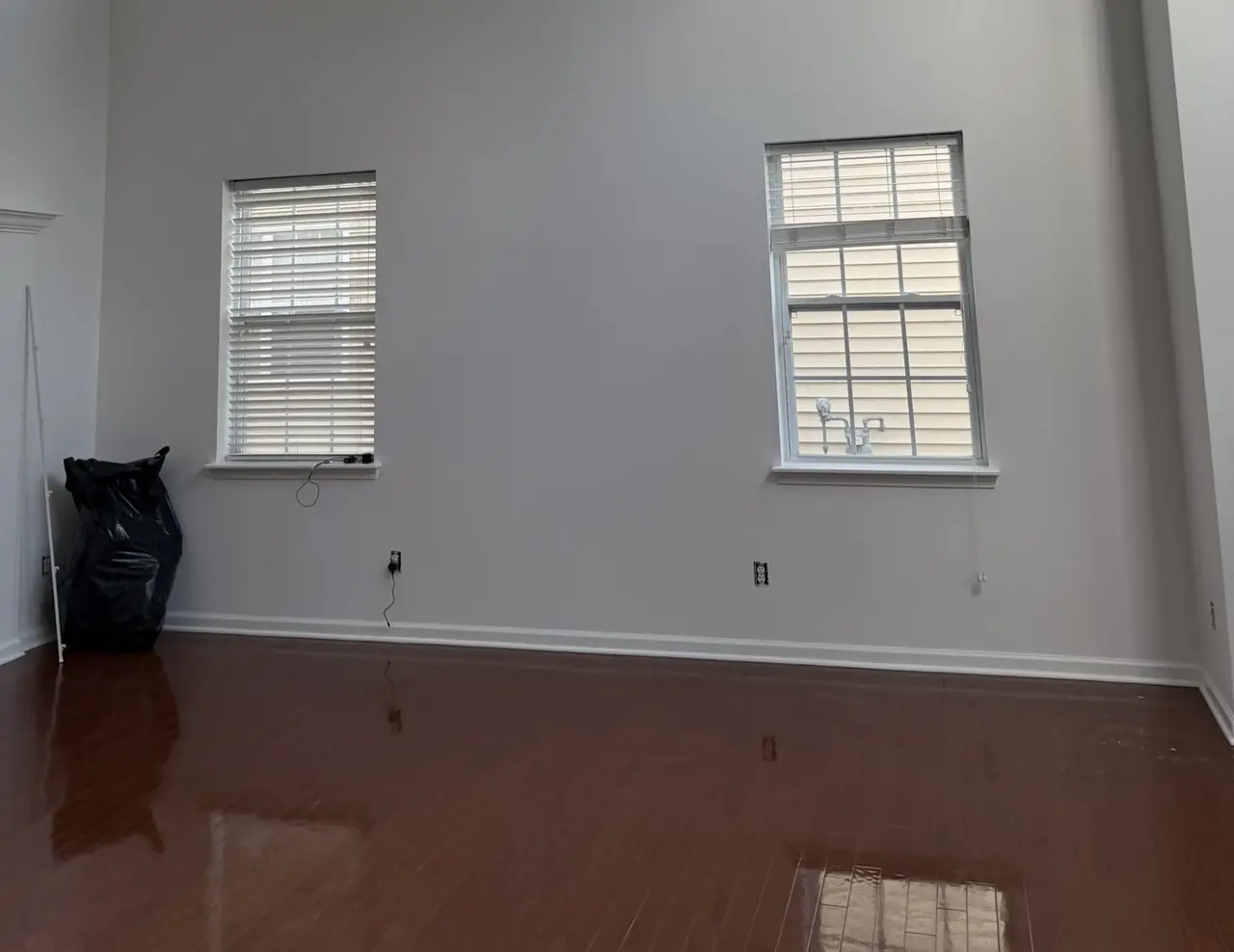 Residential painting — bedroom accent wall
